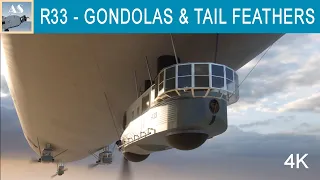 R33 Airship - Gondolas and Tail Feathers (Twinmotion & Sketchup)