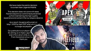 THE END OF APEX MOBILE + BATTLEFIELD MOBILE 💔 | KRAFTON KUCH SIKHO "EA" & "RESPAWN" SE - SAD NEWS 😶