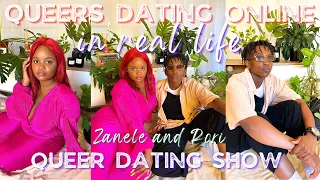 QUEERS DATING ONLINE, IN REAL LIFE S1 EP6 | South African Queer Dating Show | Zanele & Rorisang