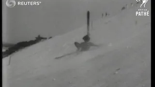 QUIRKY: Ski jumping on sand at Long Island (1938)