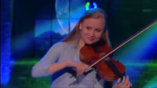 Hillary Klug BUCK Dances AND Fiddles On The Huckabee Stage | Huckabee