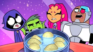 Teen Titans Go! Robin's specialty, boiled potatoes!