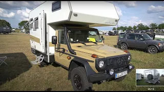 Bimobil EX328 motorhome MercedesBenz G300 model CDI chassi offroad allwheel drive expedition vehicle