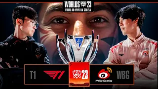 T1 x Weibo Gaming | FINAL DO WORLDS 2023 - AO VIVO | Transmissão completa com imagens