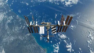 International Space Station NASA View With Map - 3675 - 2022-08-12