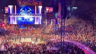 Roman Reigns Entrance Live At SummerSlam 2021! (Live Crowd Reaction)