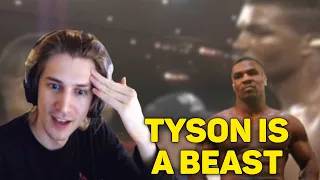 xqc reacts to tyson's intimidating aura | xqc watches tyson best moments twitch