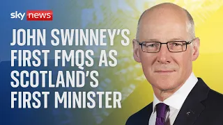 John Swinney’s first FMQs as Scotland's First Minister
