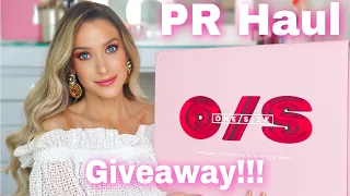 HUGE LUXURY MAKEUP PR HAUL & GIVEAWAY!