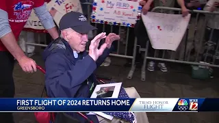 First Triad Honor Flight of 2024 lands home safely