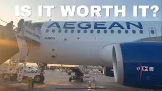 Is It Worth It? Aegean Airlines Business Class Athens to Corfu | Greece Travel