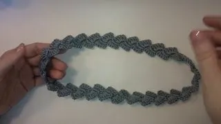 Тесьма - косичка, поясок Вязание крючком для начинающих Crochet Braid