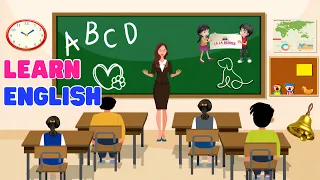 Learn English for Kids | Basic English Conversation Practice for Beginners Easy Speaking Cartoon