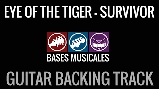 Eye Of The Tiger Backing Track Guitar Base Acompañamiento guitarra