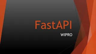 Wipro Fast API Interview Questions