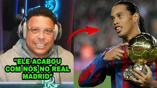 RONALDO FENÔMENO REAGE AOS MELHORES DRIBLES E GOLS DO BRUXO | #REACT RONALDO TV