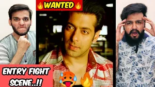 WANTED Salman Khan Entry Scene Reaction | Wanted Fight Scene |  Salman Khan Movies | Action Scene