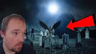 Overnight Challenge | Haunted Lost Creek Cemetery | Close Encounter With Winged Monster!