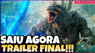 FINALMENTE SAIU O TRAILER FINAL GODZILLA MINUS ONE | REAGINDO AO TRAILER FINAL GODZILLA