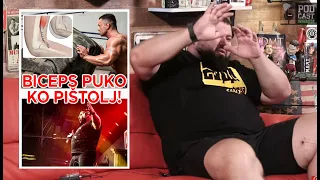 Nedžmin Ambešković: "Dizao sam gumu od 560kg, biceps je puknuo kao pištolj!"