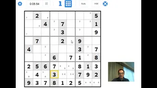 The New York Times Hard Sudoku:  The Most Important Trick