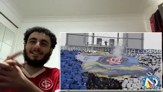 People reacting to Levski Sofia's ultras!