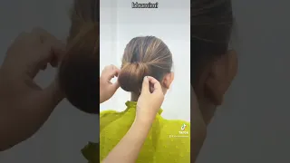Hairdo simpel untuk ke pura