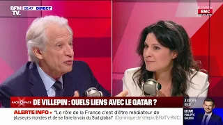 Quels sont les liens de Villepin avec le Qatar? L’échange tendu entre l’ex-ministre et A.de Malherbe