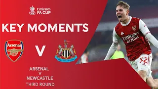 Arsenal v Newcastle United | Key Moments | Third Round | Emirates FA Cup 2020-21