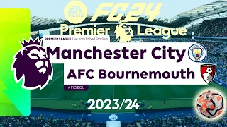 FC 24 Manchester City vs Bournemouth | Premier League 2023/24 | Full Match