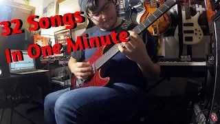 32 Songs In One Minute