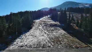 Wonderland in Vitosha Mountains | Drone Flights at Moreni | Late Autumn Travel in Bulgaria 2023 | 4k