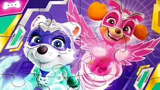 Paw Patrol 2019! Puzzle MIGHTY PUPS Rompecabezas de Patrulla Canina Щенячий патруль МЕГАЩЕНКИ