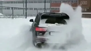 Audi SQ7 ABT - Snow Insane drift, Quattro