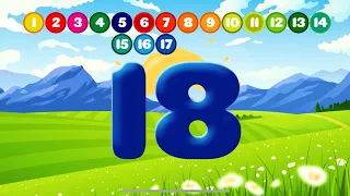 Number songs from 1 to 100 learning & educational songs kindergarten Montessori preschool nursery