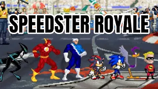 Speedster Battle Royale! The Flash VS Sonic VS Quicksilver VS Shadow VS X-LR8 VS Dash VS Roadrunner