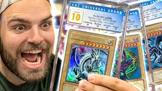 I GRADED THE ENTIRE FIRST SET OF YUGIOH | 1st Edition LEGEND of BLUE EYES White DRAGON Opening (LOB)