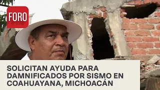 Edil de Coahuayana, Michoacán, pide ayuda para damnificados por sismo - Las Noticias