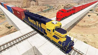 Crazy High Speed Train Crashes #13 - Beamng drive | Dancing Cars