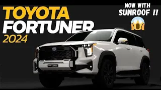 TOYOTA FORTUNER 2024 LAUNCH || Comes with SUNROOF AND TNGA F Platform with Diesel Hybrid engine