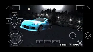 Fast & Furious Tokyo Drift PSP Only Using Levin - #16 Drift Battle at Suicide Mountain with Tea Hair