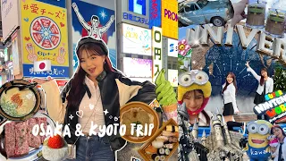 Japan Vlog 🇯🇵🍜 Osaka & Kyoto Trip (Exploring Universal Studios🎢)