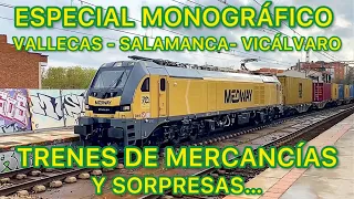 TRENES de Mercancías FERROCARRIL Español CIRCULACIONES sorpresa y más…