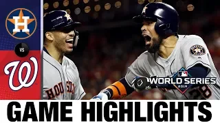 Alex Bregman leads 8-1 win in Game 4 to even World Series | Astros-Nationals MLB Highlights