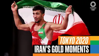 🇮🇷 🥇 Iran's gold medal moments at #Tokyo2020 | Anthems