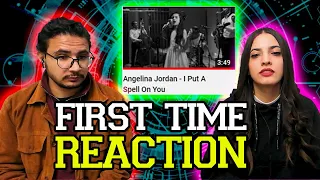 sister first reaction Angelina Jordan - I Put A Spell On You