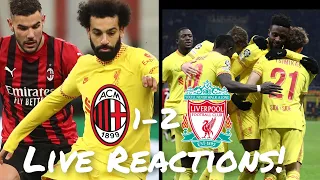 Divock Origi scores the winner AGAIN! AC Milan 1-2 Liverpool FC, Champions League LIVE Reactions.