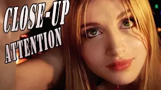 ASMR 100% PURE relaxation! - VERY CLOSE-UP personal ATTENTION!+ facemassage and facecleaning
