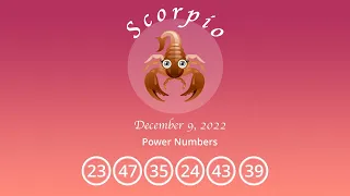 Scorpio horoscope for December 9, 2022