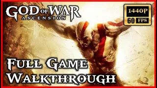 GOD OF WAR Ascension FULL GAME Walkthrough Part 1 [60FPS 1440P] - No Commentary